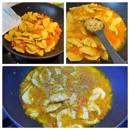 Curry de poulet aux crevettes et crème de coco - 7