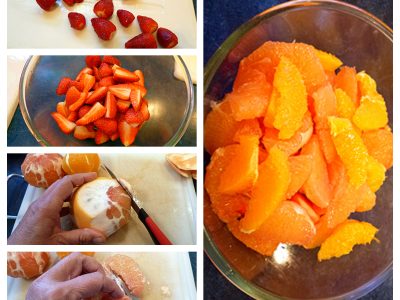 Salade de fraises aux agrumes - 5