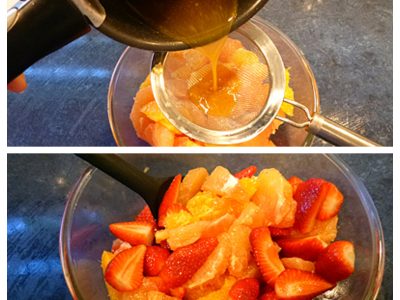Salade de fraises aux agrumes - 6