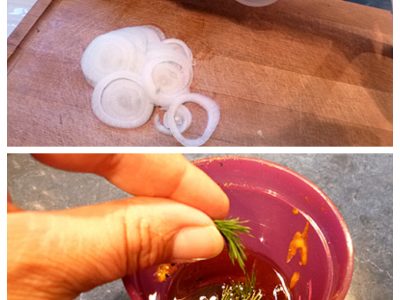 Salade parmentière aux asperges et saumon fumé - 4