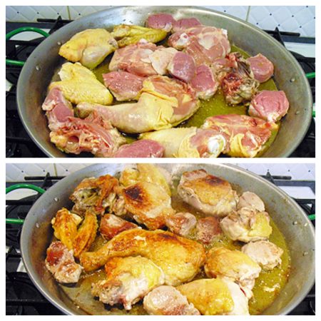 Paella porc et poulet - 2