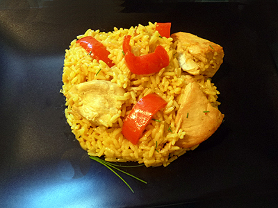 Poulet au riz - 1