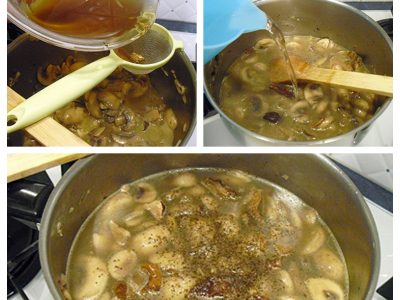 Crème de champignons au foie gras - 4