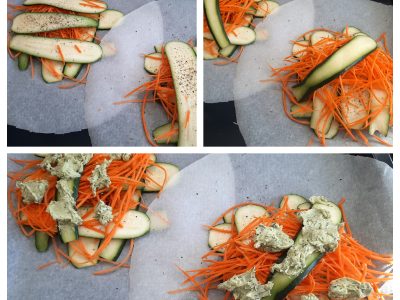 Papillotes de saumon au basilic - 4