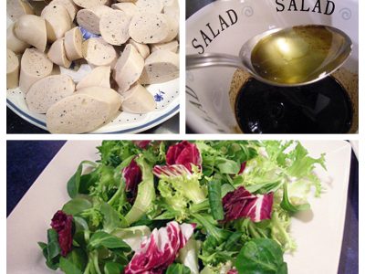 Salade de boudins blancs aux pommes - 3