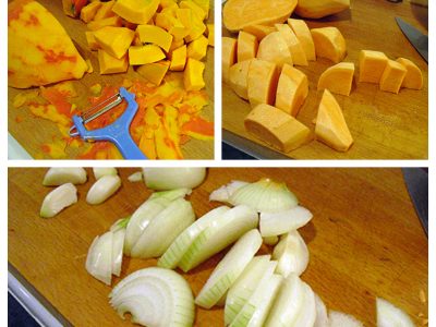 Soupe potimarron patates douces - 2
