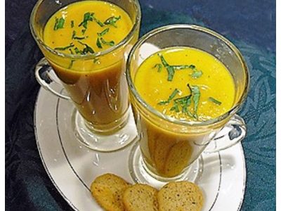 Soupe potimarron patates douces - 5