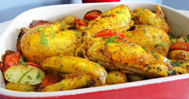 Poulet rôti au paprika fumé