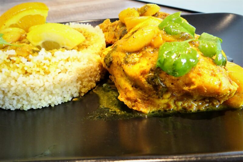 Tajine de poulet aux agrumes - 12