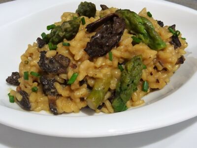Risotto aux morilles et asperges - 9
