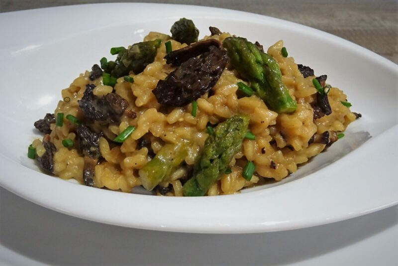Risotto aux morilles et asperges - 10