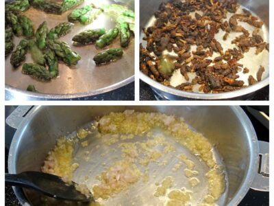 Risotto aux morilles et asperges - 4