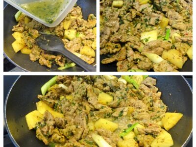 Agneau à l'ananas, curry et crème de coco - 7