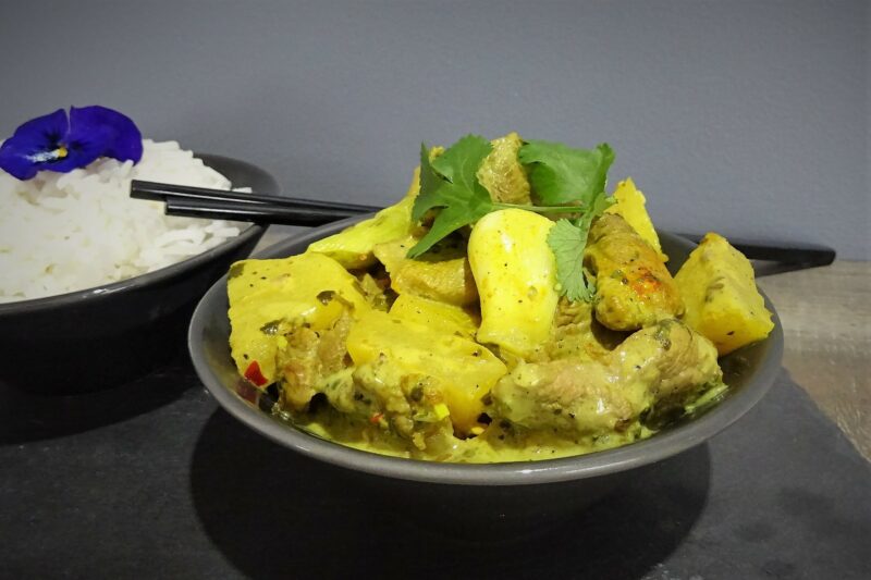 Agneau à l'ananas, curry et crème de coco - 11