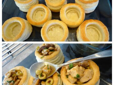Bouchées à la reine au poulet et aux cèpes - 9