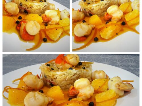 St Jacques poêlées aux agrumes - La recette facile par Toqués 2 Cuisine