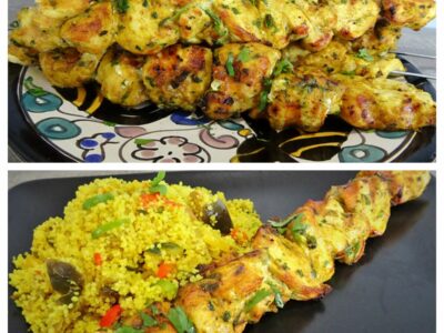 Brochettes de poulet à la coriandre - 7