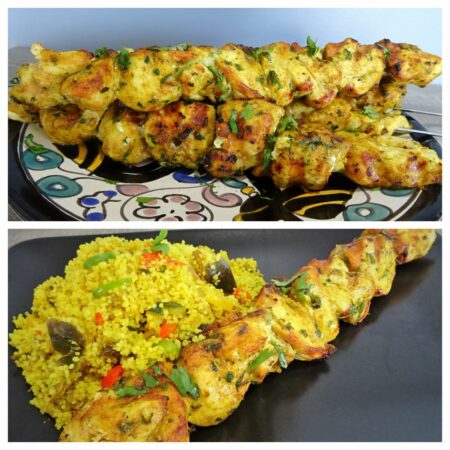 Brochettes de poulet à la coriandre - 7