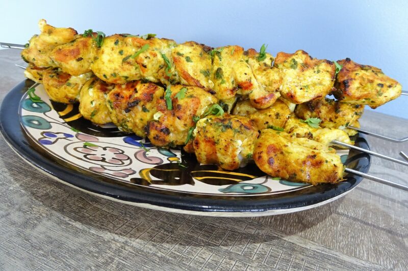 Brochettes de poulet à la coriandre - 11