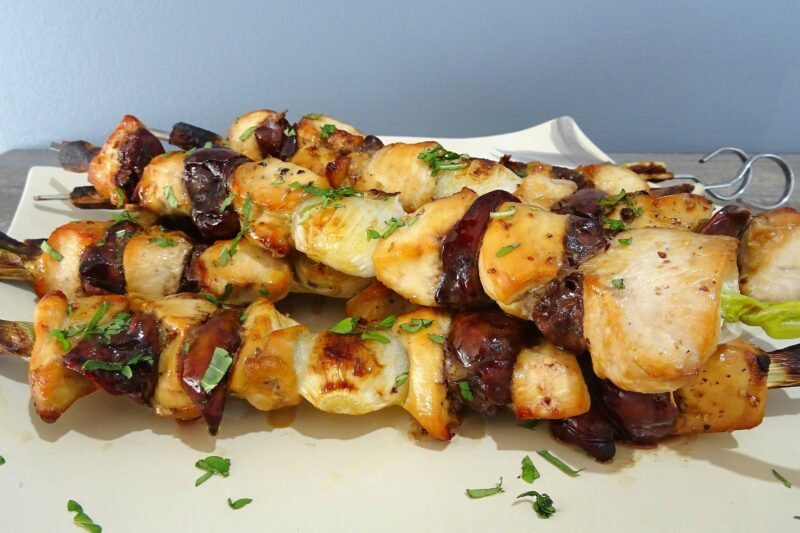 Brochettes de poulet à la japonaise - 3