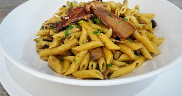 Penne aux champignons façon risotto