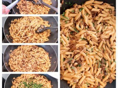 Penne aux champignons façon risotto - 8