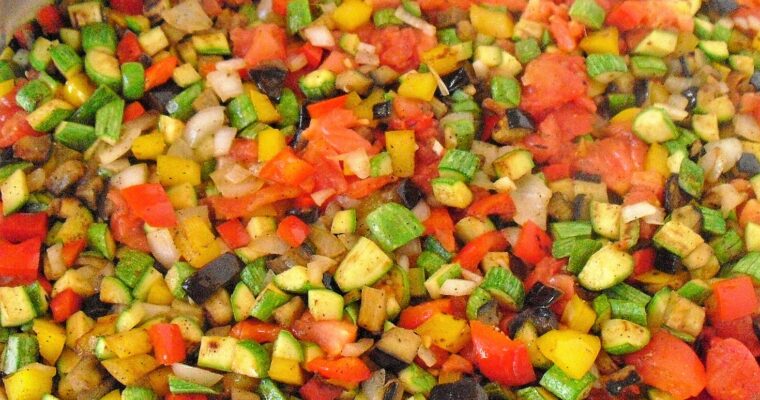 Ratatouille à la plancha