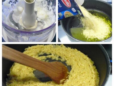 Risotto de pâtes aux petits pois - 3