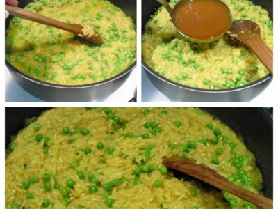 Risotto de pâtes aux petits pois - 6