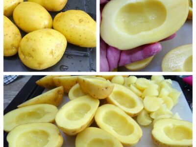 Pommes de terre farcies aux morilles - 2