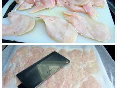 Escalopes de poulet milanaise - 2