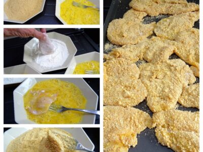 Escalopes de poulet milanaise - 3