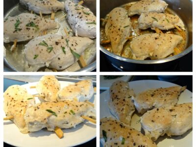 Suprêmes de poulet à l'estragon - 4