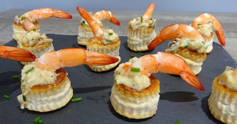 Mini bouchées aux crevettes