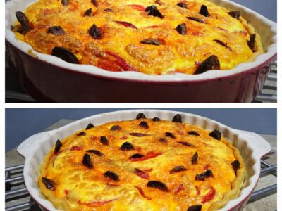 Quiche poivrons et chorizo - 7