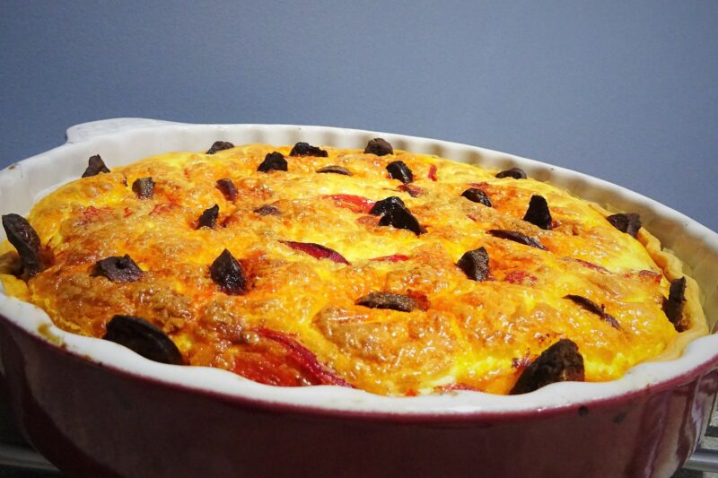 Quiche poivrons et chorizo - 5