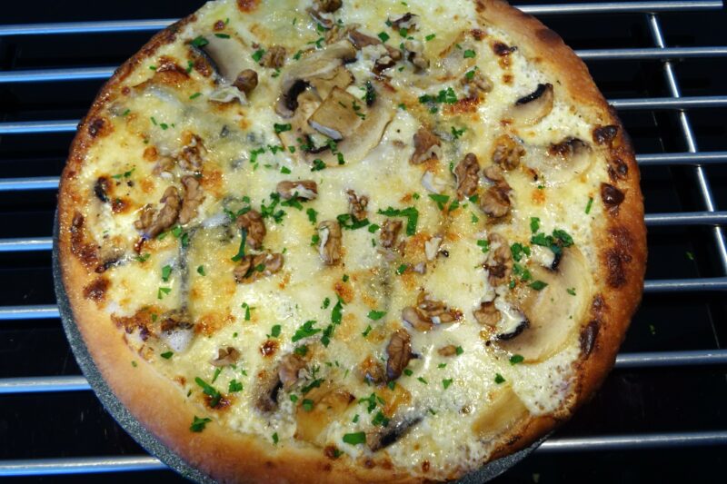 Pizza blanche au gorgonzola - 9