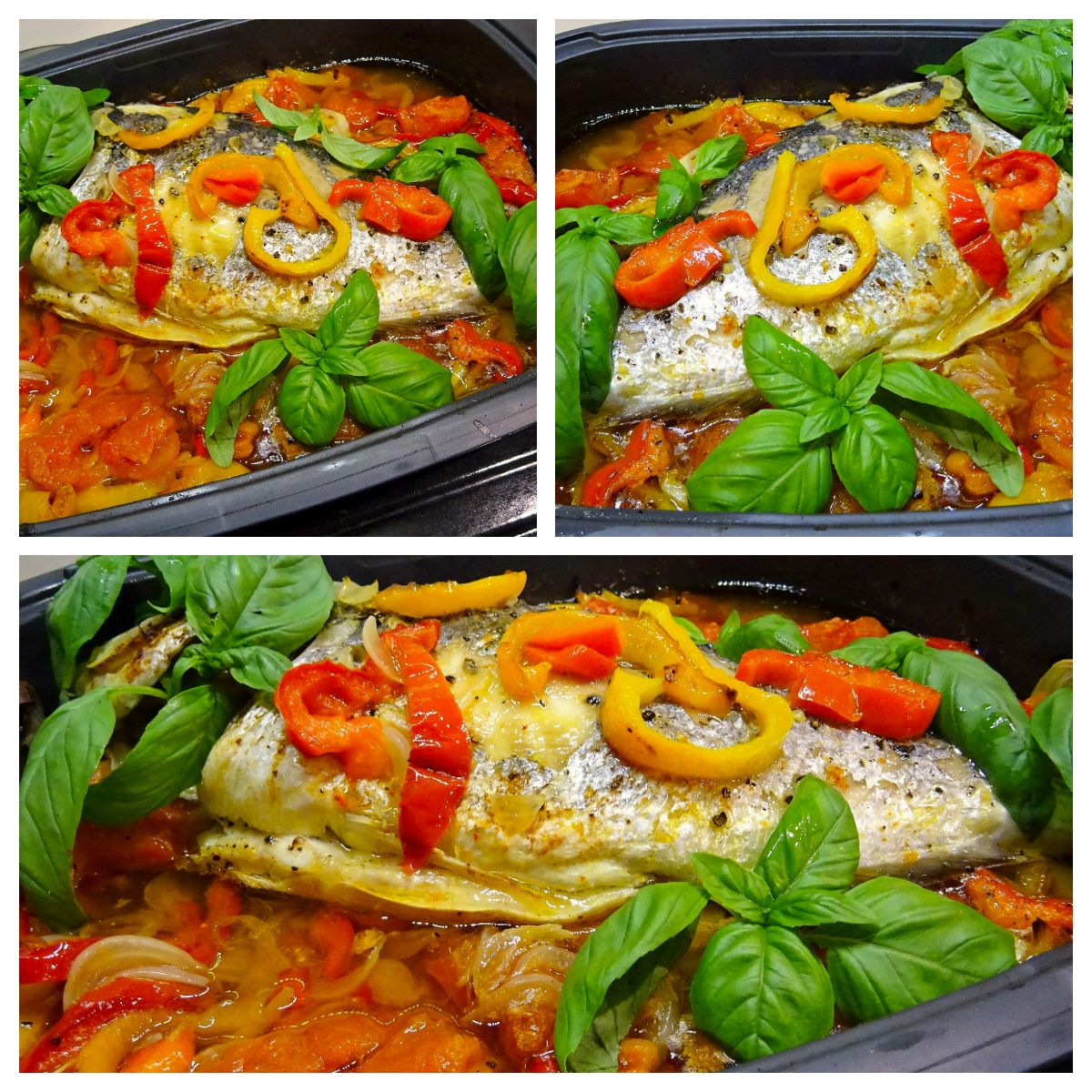 Daurade royale aux poivrons La recette facile par Toqués 2 Cuisine
