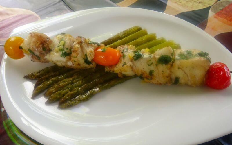 Brochettes de cabillaud à la coriandre - 2