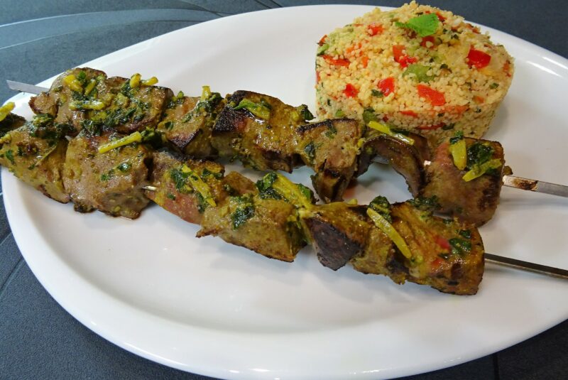 Brochettes de foie d'agneau au ras el hanout - 11