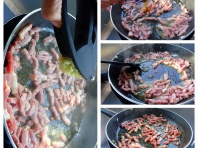Salade de grenailles aux lardons - 5