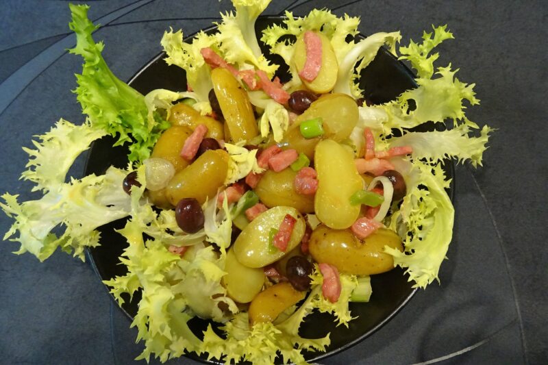 Salade de grenailles aux lardons - 6