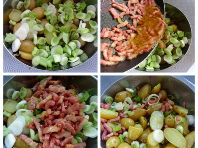Salade de grenailles aux lardons - 7