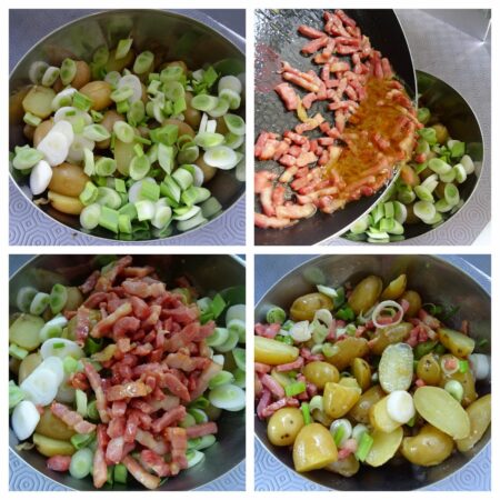 Salade de grenailles aux lardons - 7