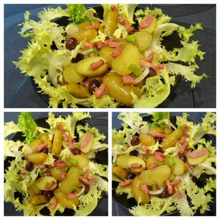 Salade de grenailles aux lardons - 8