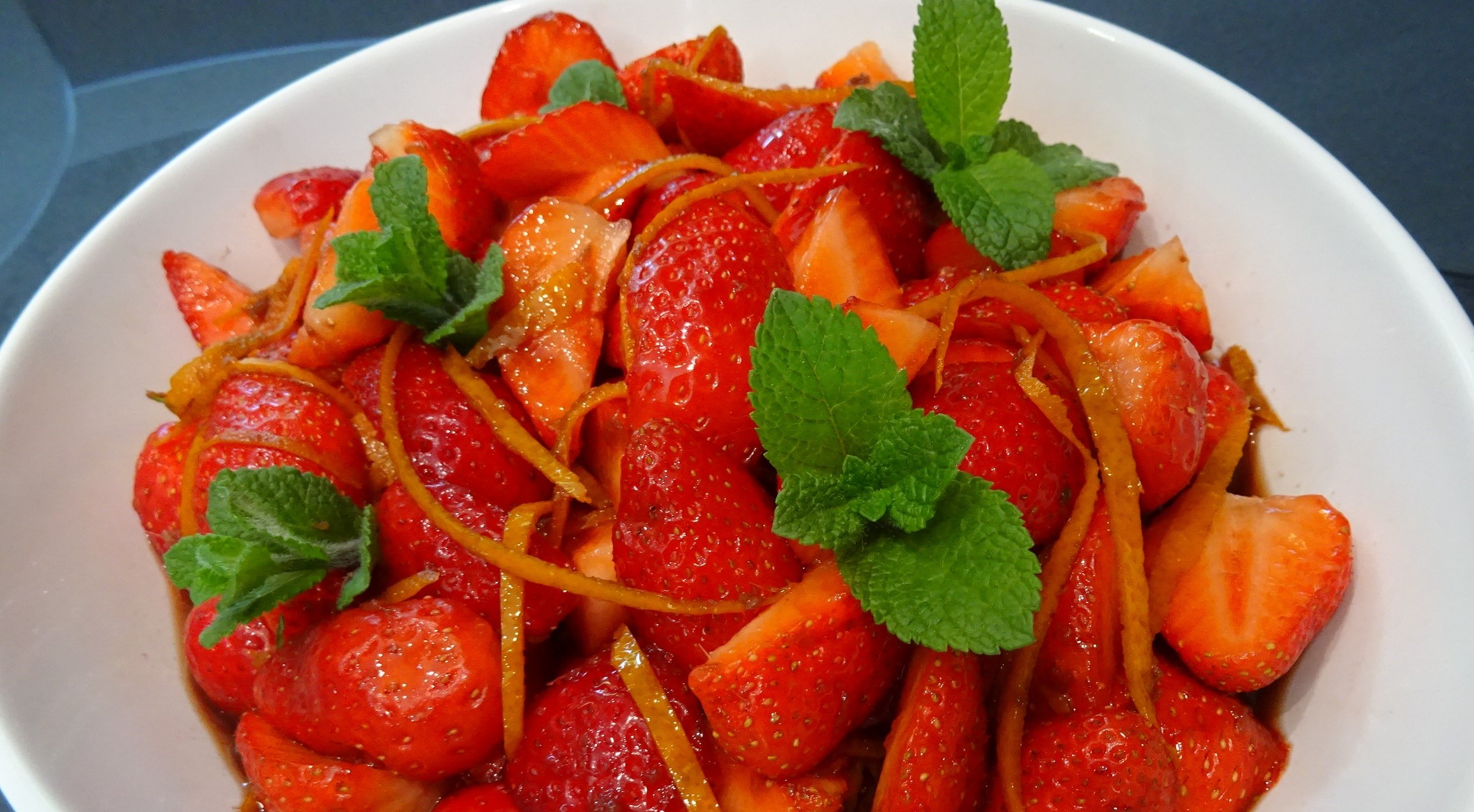 Soupe de fraises au gingembre - 1