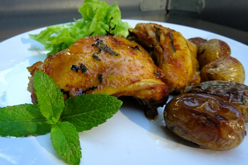 Hauts de cuisse de poulet rôtis - 9
