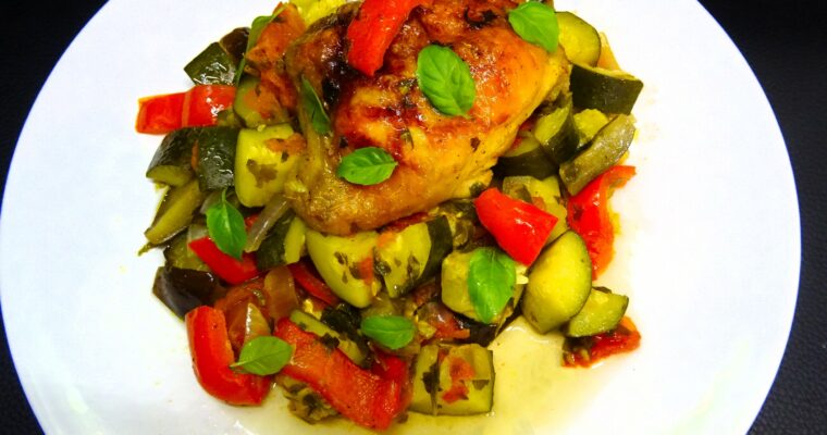 Poulet à la ratatouille