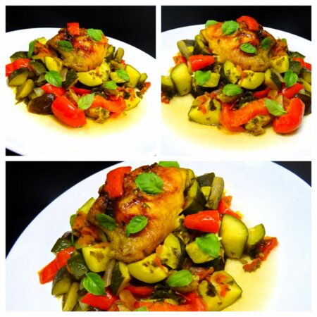 Poulet à la ratatouille - 10