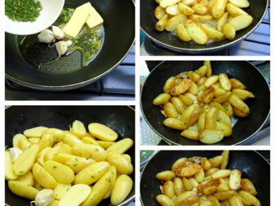 Wok de pommes de terre au thym - 3